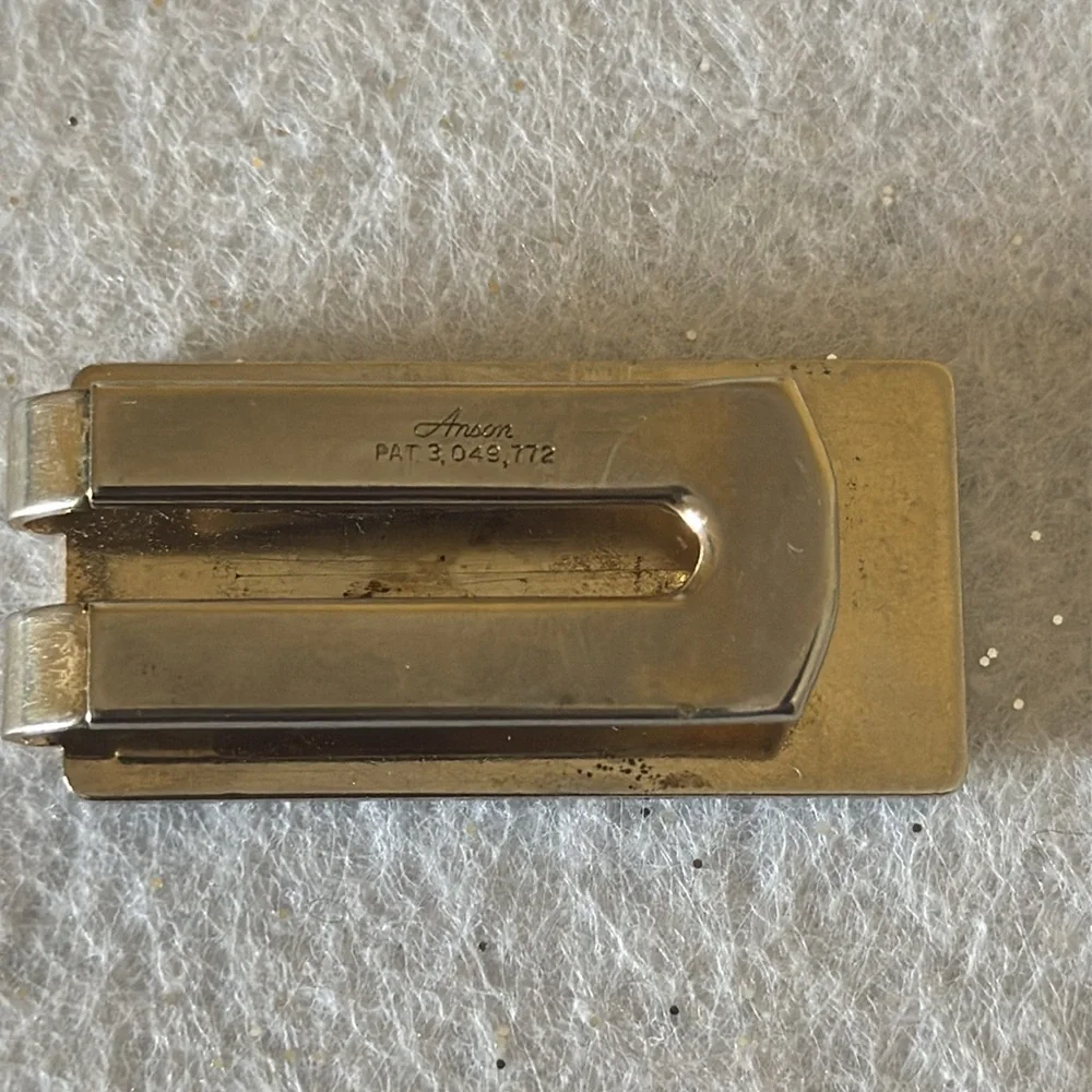 Vintage Anson Gold Tone $100 Money Clip